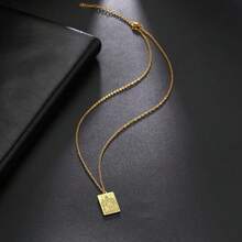 TEAMER Stainless Steel Tarot Cards Necklace Vintage Tarot Jewelry Good Luck Amulet Pendants For Women{Inchcolor_nameinch:InchGold-THEEMPERORinch} - 黃金-THEEMPEROR - 查看 4