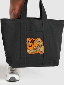 2-Piece Embroidered Iron-On/Sew-On Patches - Vibrant Mixed Colors Band Logo And Doll Patterns For Jackets, Hats, Pants DIY Clothing Decoration, Sewing Accessories, Music Fan Gear, Bold Patch Designs, Band Themed Accessories, High-Quality Embroidery - 彩色 - 查看 5