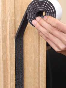 1roll Self-Adhesive Foam Insulation Tape - Weatherproof Seal Strip For Doors & Windows, Soundproofing, Air Conditioner Leak Prevention, 25mm Wide X 20mm Thick X 196.85inch Long, Black - Multicolor - View 10