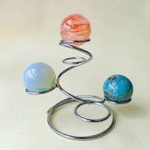 Crystal Ball Metal Base, 5 Heads Display Stand, Crystal Ball Display Bracket Decoration, For Home Room Living Room Office Decor, For Christmas Valentine's Day New Year Decor - Multicolor - View 7