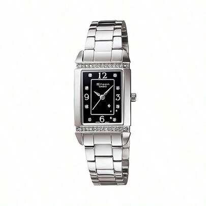  Casio Sheen Vattentät Silver/Svart Analog Flerfärgad Urtavla Unisexklocka -SHN-4016D-1ADS