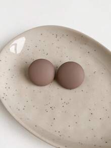 1 对经典个性化圆形耳钉，百搭夏季休闲女士珠宝 - 耳環 - 查看 25