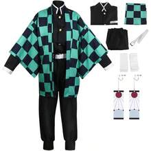 Cosplay Costume Unisex Adult Uniform Outfit With Costume Anime Cosplay Kimono Outfit - Green + 140/55.1in - View 1