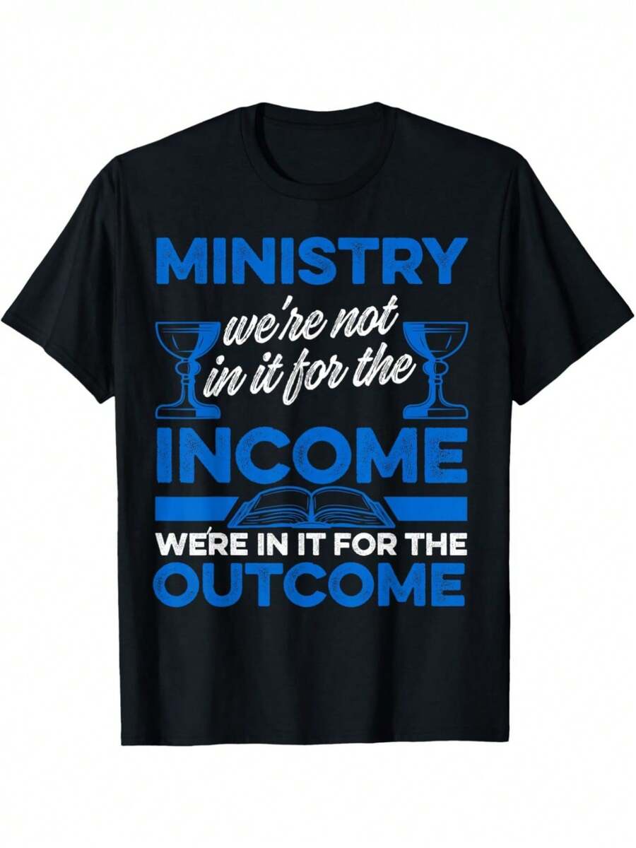 Camiseta de Ministro para Jóvenes Líder de Ministerio Predicador Sacerdote Pastor - Negro - Ver 1