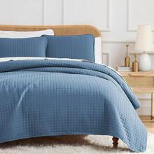 Full/Queen Quilt Bedding Set, Microfiber Quilts Queen Size, Coverlet, Stain & Pet Hair Resistant Bedding, Full Size Bedspread With 2 Pillow Shams, Bone, 2025 - 08 - Coronet Xanh - Xem 8