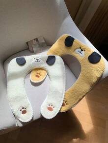 1个加厚绒面马桶垫，秋冬季加厚绒面马桶垫，自粘式，舒适保暖柔软。 - 彩色 - 查看 2