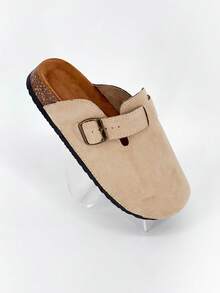 Women's Spring New Round Toe Thick Bottom Comfy Soft Bottom Casual Fashion Mules, Wide Shoes, Unisex Casual Slippers, Sandals, Beach Shoes, Elegant Women Shoes