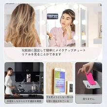 Leeneen3枚両面吸盤式電話ケースシリコン吸盤電話マウントケース滑り止め 強力グリップホルダー キッチン\/バスルーム\/ガラス\/鏡両手解放 自撮りやビデオ用 (黒黄青) - イニシャル - チェックする 3