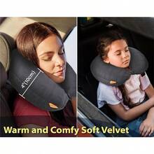 Inflatable Neck Pillow For Traveling - Inflatable Travel Pillow For Airplanes - Neck Air Pillow Blow Up Travel Pillows For Neck Support Gift - xám - Xem 5
