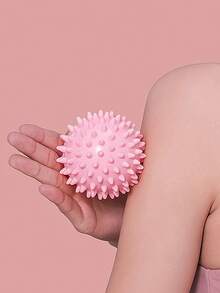 按摩球，缓解肌肉酸痛，男女通用，带刺按摩球，足部按摩器，按摩工具，适用于足部、背部、手部肌肉，缓解足底筋膜炎，运动反射疗法，压力缓解，健身器材，瑜伽配件