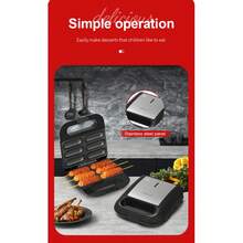 Máquina Para Hacer Banderillas Eléctrica De 6 Cavidades Antiadherente, Fabricante De Corn Dogs, Potente Y Fácil De Limpiar  750W - Tipo de Enchufe A USA (110-127V) - Ver 9