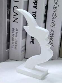 1pc 3D Printed Abstract Face Eyeglasses Holder, Creative Bar-Style Eyewear Stand, Fashionable Home Decor, Perfect For Organizing Headphones, Keys, Game Controllers And More, Unique Decorative Piece For Modern Living Space - Multicolor - View 6