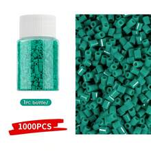 1000 piezas - Juego de cuentas de fusión de 2.6mm, ideal para principiantes y aficionados de las artes y manualidades, suministros de cuentas para joyería creativa, diseñadores creativos, regalo perfecto para Halloween, Navidad, días festivos