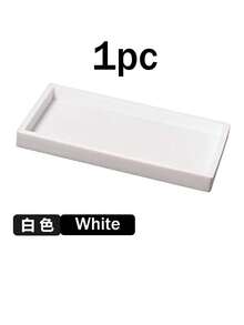 Silicone Bathroom Vanity Tray Rectangle Soap And Sponge Holder Kitchen Sink Organizer For Scrubber, Lotion Bottles, Perfume, Jewelry, Candle, Key Trinket Ring, Black, Gifts For Women Stocking Fillers Personalised Gifts Christmas Decorations - Multicolor - View 11