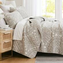 Full/Queen Quilt Bedding Set, Microfiber Quilts Queen Size, Coverlet, Stain & Pet Hair Resistant Bedding, Full Size Bedspread With 2 Pillow Shams, Bone, 2025 - 31 - 阿散蒂骨 - 查看 1