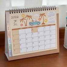 1pc 2026 New Cute Snoopy Desktop Calendar, Creative Cartoon Schedule Planner Monthly Tear-Off Memo Calendar, Random Style, Christmas Gift, Christmas Stocking Stuffer, Christmas Present, Christmas Decoration - Multicolor - View 5