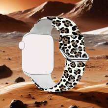 Silikonowy pasek kompatybilny z paskiem 38 mm 40 mm 41 mm 42 44 45 46 mm 49 mm Bransoleta w panterkę do serii Ultra 11/10/9/SE/8/7/6/5/4/3/2/1