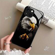 Funda de Teléfono de Nuevo Diseño Ojo de Águila de Moda, Compatible con iPhone 16/16 Plus/16 Pro/16 Pro Max/15/15 Plus/15 Pro/15 Pro Max/14/14 Plus/14 Pro/14 Pro Max/13/13 Pro/13 Pro Max/13 Mini/12/12 Pro/12 Pro Max/12 Mini/11/11 Pro Max/X/XS/XR/XS Max/7/8 - Accesorios de Textura Mate - Colores mixtos - Ver 6
