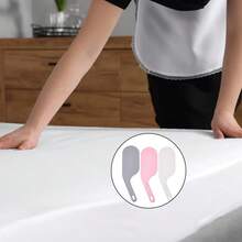 1/4 件装床单整理器，加长型床单整理器，床单整理板，可重复使用床垫提升器，用于床单制作 - 彩色 - 查看 3