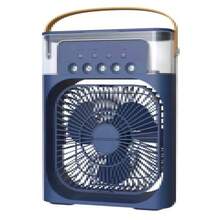 Ventilador de escritorio 3 en 1, enfriador y humidificador con luz LED USB 3 en 1 - Verde - Ver 9