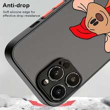 Funda de TPU con forma de ratón, compatible con teléfonos ,  17,  16 Pro Max,  15 Pro Max,  13 y  12. Fabricada en TPU, ofrece protección contra golpes y caídas. Un regalo ideal para familiares, amigos, parejas y para Halloween. - Negro - Ver 6