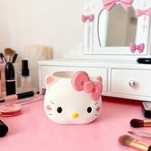 SANRIO 1 cái/2 cái   hoạt hình để bàn đựng bút, đồ lưu trữ trang trí để bàn, hộp đựng cọ trang điểm, thích hợp sử dụng hàng ngày, quà tặng hoàn hảo - Nhiều màu - Xem 2