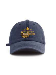 1pc Unisex Letter Print "DONJULIO" Decorative Vintage Washed Baseball Cap, Trucker Cap, Dad Hat, Suitable For Outdoor, Travel, Hiking, Beach - 風格 a - 查看 13