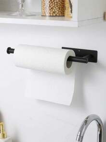 1 Stück Edelstahl Küchenhandtuchrollenhalter, Wandmontierter Papierhandtuchhalter, Bohren nicht erforderlich