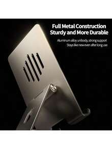 MOMAX KH5 Aluminum Alloy Swivel Stand With 360-Degree Ball Head Adjustment, Strong Grip, Stable And Non-Slip Design, Portable And Foldable, Compatible With Mobile Phones And Tablets For Live Drawing - Silver - View 3