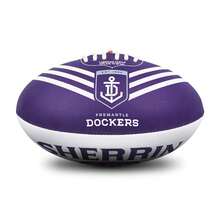 Fremantle Dockers AFL Club Football, Size 5 - B08D2FYC16 - View 1