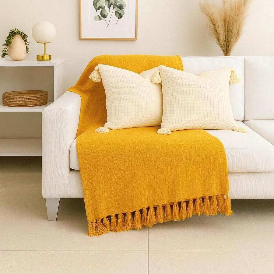 Sofa Covers - Yellow - View 1