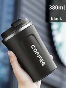 WORTHBUY 1pc 510ml/380ml 304 Stainless Steel Water Bottle With Lid, Double Wall Insulated, Portable Travel Water/Coffee Cup, Leak-Proof, Suitable For Students, Adults, Home, School, Office, Camping, Picnic, Sports, Back To School Essential - Multicolor - View 3