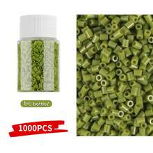 1000 piezas - Juego de cuentas de fusión de 2.6mm, ideal para principiantes y aficionados de las artes y manualidades, suministros de cuentas para joyería creativa, diseñadores creativos, regalo perfecto para Halloween, Navidad, días festivos