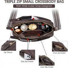 BOSTANTEN Small Crossbody BagS For Women Designer Cell Phone Purse Shoulder Handbag Wallet - A0Coffee - View 6