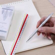 - 0.7mm Mechanical Pencil With Case, Metal Drawing Pencils - 銀色 - 查看 6