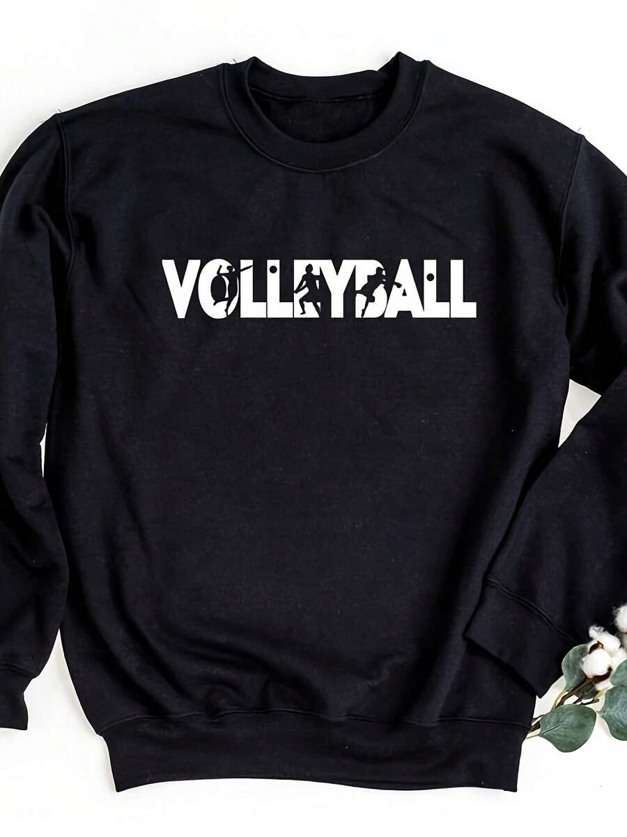 Volleyball Sweatshirt, Gift For Volleyball Player, Game Day Volleyball Sweater, Volleyball Sweatshirt For Practice, Volleyball Pullover - Gaya 9 - View 1