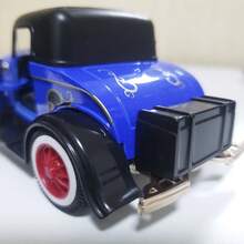 Miniature Retro Vintage Iron Car, 1:32 Scale, Collection - Azul - Ver 8