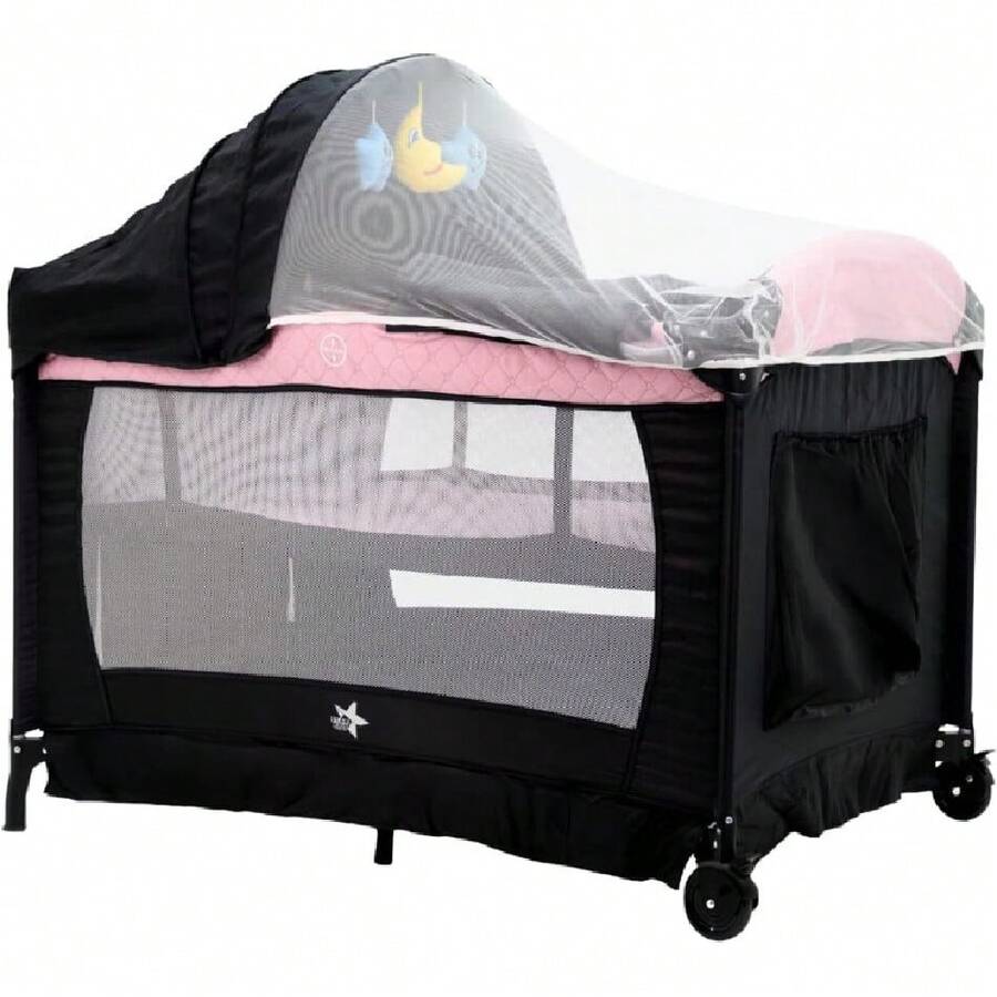 Cuna Corral para Bebé Galaxis Portátil Mecedora,26911131 - Multicolor - Ver 1