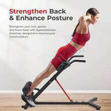 Foldable Hyperextension Roman Chair Back Extension, Home Gym Sit Glute Ab Workouts, Optional Adjustment Incline Multi - Function Heavy - Duty Exercise Equipment - Multi Function Roman Chair - View 3
