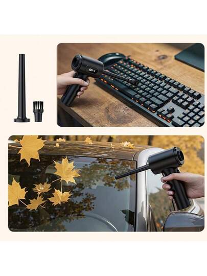 SUITU Portable Car Stofzuiger Cleaner, held Vacuum/Blower, Three Speed Adjustable Electric Dust Remover/Car Vacuum, Keyboard Pet Hair Home Tapijt More. The Perfect Friends.2000mAh view 3