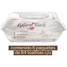 Natural Touch Toallitas Húmedas Para Bebé, Caja Con 504 Piezas (6 Paquetes De 84 Piezas c/u) - 1 - Ver 3