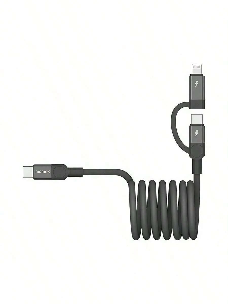 Cablu de încărcare rapidă magnetică DL58 certificat MFi. Corpul cablului împletit de înaltă rezistență rezistă la îndoire. Acceptă încărcare rapidă PD stabilă și transmitere de date. Compatibil pe scară largă cu dispozitivele Apple și Huawei. Negru.