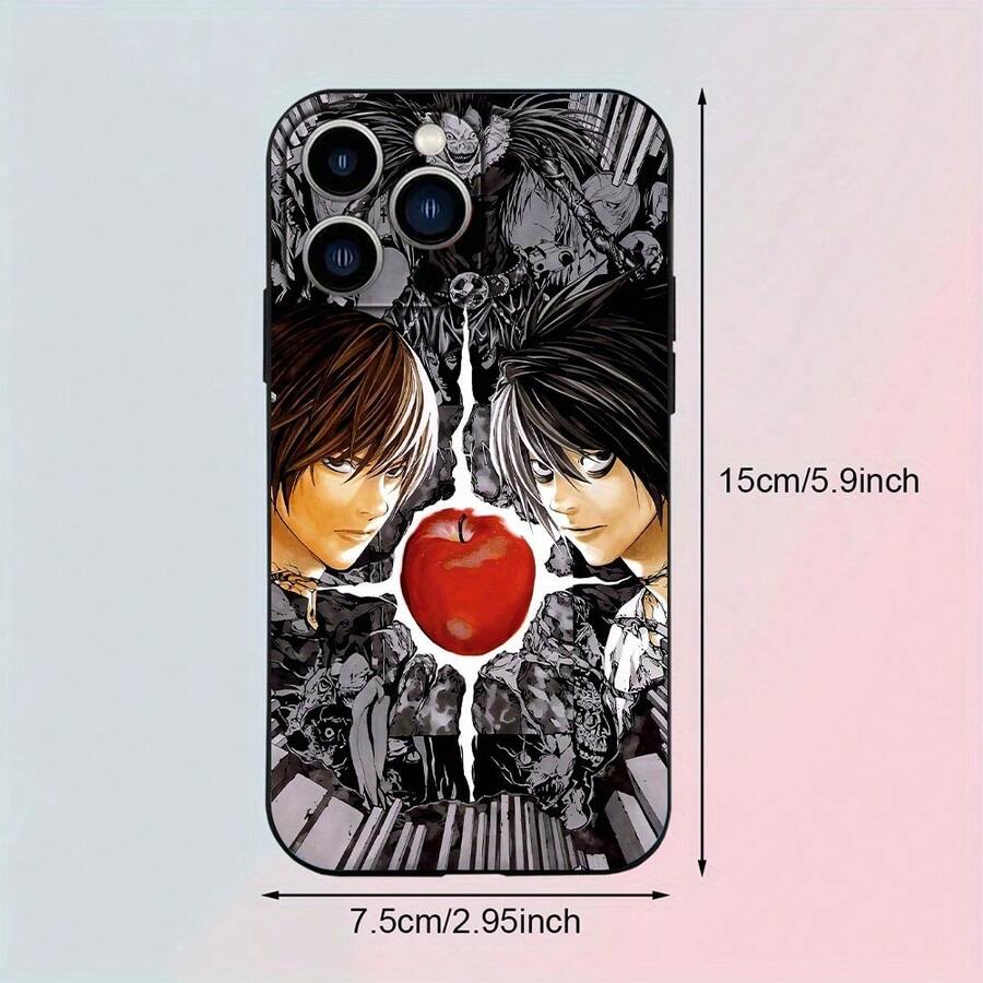 Elige la Funda Negra de TPU para iPhone, Duradera y Anticaída, Brindándote Tranquilidad en el Uso Diario - Multicolor - Ver 1