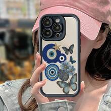 [Teléfono] Quiero ir a casa Casa Ojo Escalera Espejo Teléfono 14 Pro 12 SE 11 17 16e 5 6 Plus 8 XR 15 13 17 16(2020) 4(2022) XS 6S X, Uso diario, Teléfono inteligente, Diseño artístico, Cubierta de teléfono elegante, Durable - Colores mixtos 1 - Ver 3