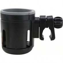 Portavasos para Carro sostenedor de Botella portavasos para Bebidas Accesorios para carriola Accesorio para Cochecito Estante para Bebidas Universal Porta biberones AbS Black - 1 - Ver 2