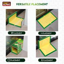 5 PCS Pest Sticky Boards Glue Traps Pads Multi-Use Sticky Boards For Kitchen UK - Yellow - View 7