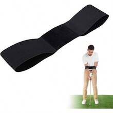 Swing Training Aid Arm Band, Portable Arm Band Correction Trainer, Easy Correct Swing Trainer Aid Grip Secret, Practice Beginners, Men, Women, - 1 chiếc màu đen - Xem 1