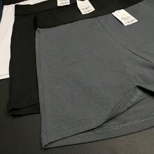 Set Of 4 Men's Boxer Briefs, Premium Cotton, Comfortable For Adults - Đen và trắng - Xem 8