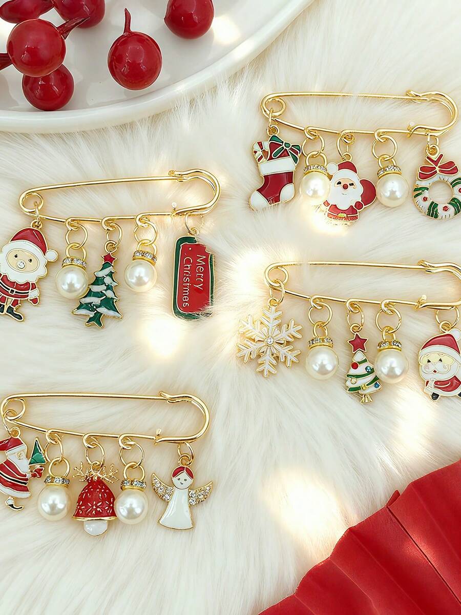 Santa Claus Wit Gifts Near A Christmas Tree, Santa Claus, Merry - View #4