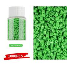 1000 piezas - Juego de cuentas de fusión de 2.6mm, ideal para principiantes y aficionados de las artes y manualidades, suministros de cuentas para joyería creativa, diseñadores creativos, regalo perfecto para Halloween, Navidad, días festivos